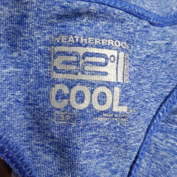 32 degrees cool periwinkle scoop neck rounded drawstring hem Size small - Picture 6 of 7